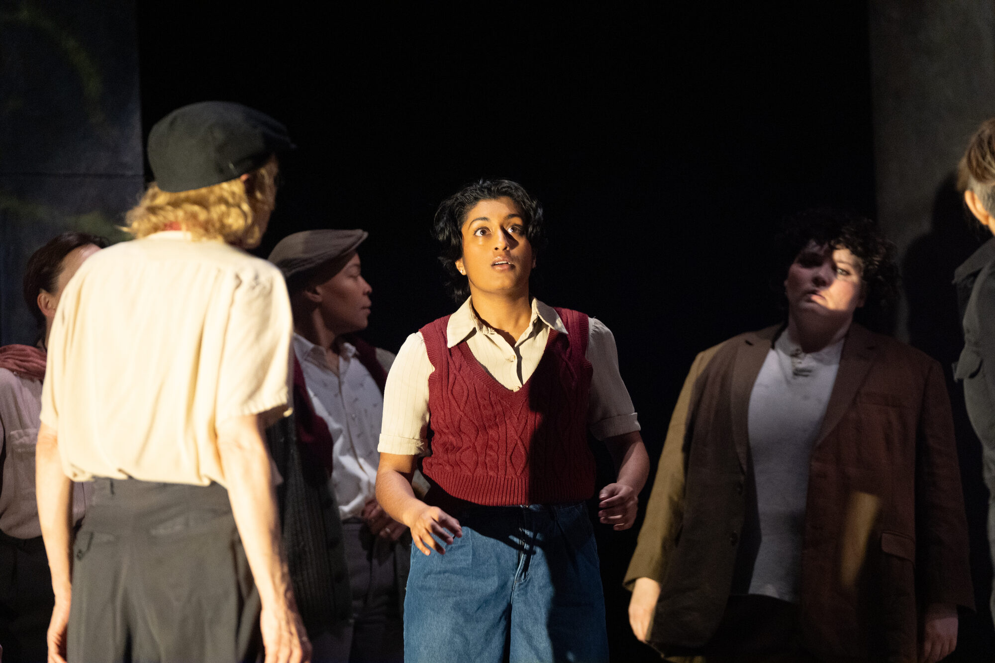 Ensemble scene onstage